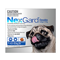 Nexgard Medium Dogs 4.1 - 10 Kg 9 to 22lbs 6 pack